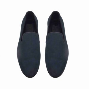Blue Sude Loafers