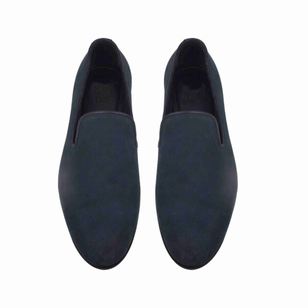 Blue Sude Loafers