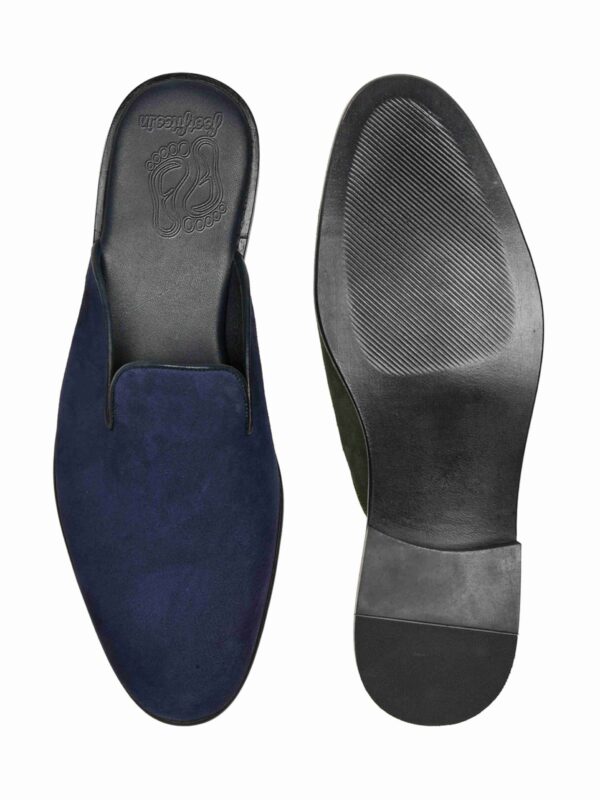 Blue Suede Mules - Image 2