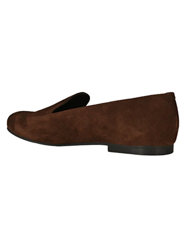 Olivia Brown Suede Loafers for Women - Image 6