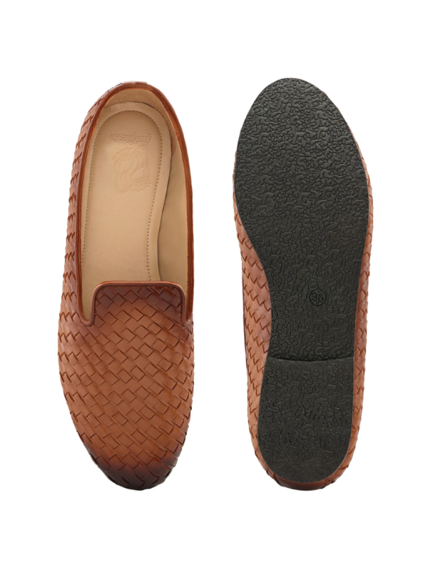 Madison Tan Loafers For Women - Image 3