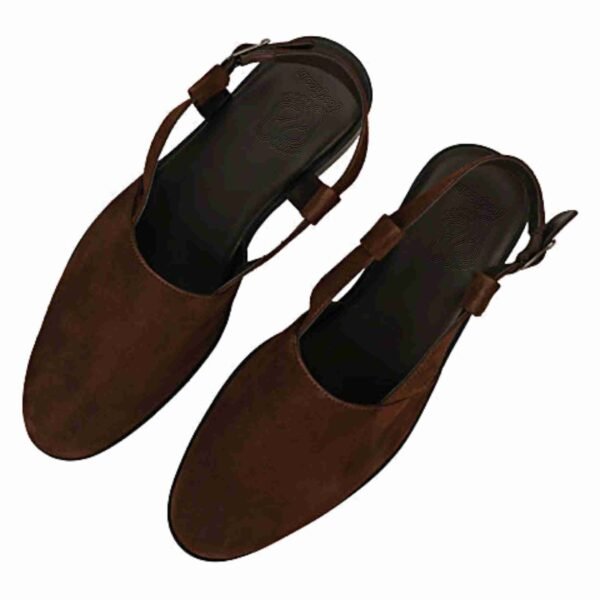 Brown Suede Peashawaris Sandals for Men