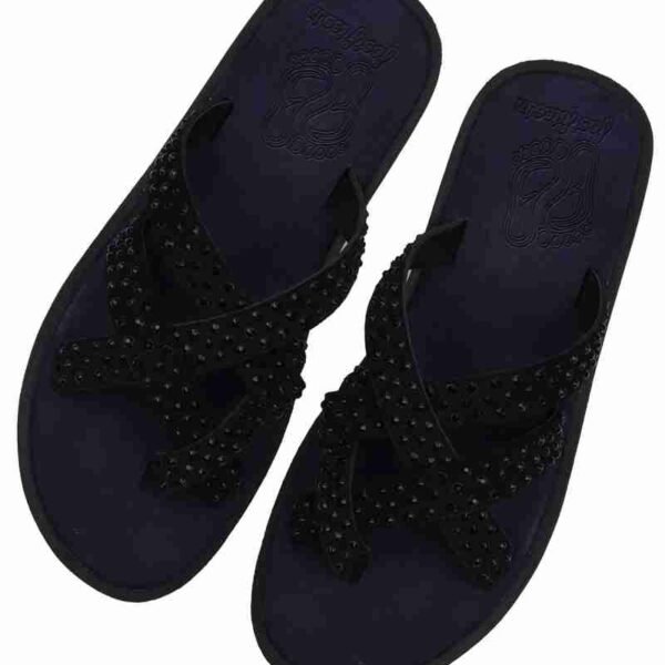 Salvadore Blue Crystal Sandals for Men