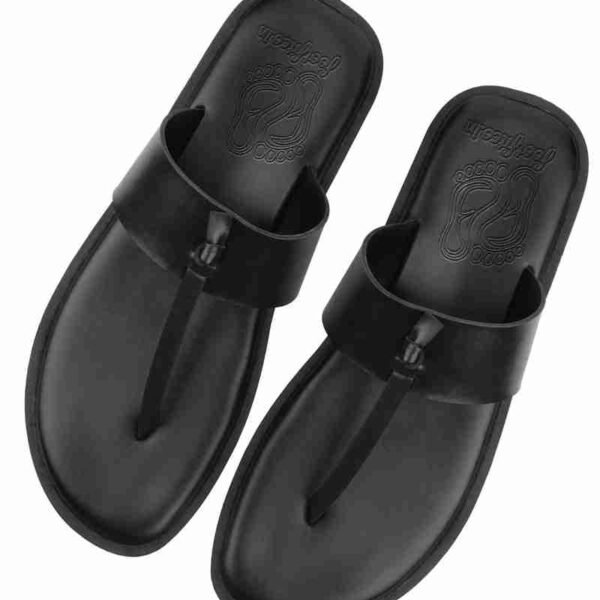 York Black Sandals for Men