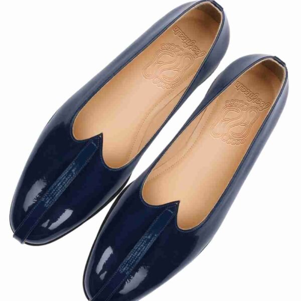 Blue Leather Mojri